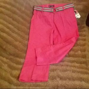 Cute Girl's Pants W/Matching Belt